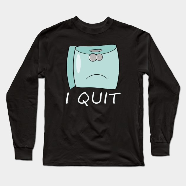 Toilet Paper Long Sleeve T-Shirt by slawisa